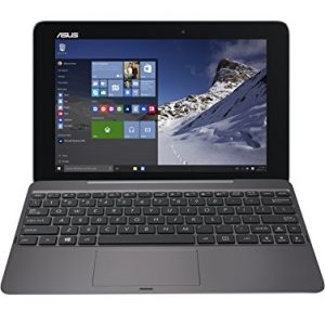 Asus 2-en-1 T100HA-FU029T PC Portable 10,1" Gris (Intel Atom, 4 Go de RAM, SSD 64 Go, Windows 10)